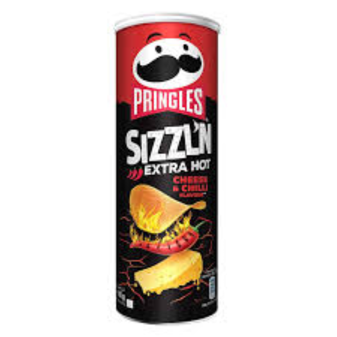 PRINGLES HOT CHEESE N CHILLI 160G
